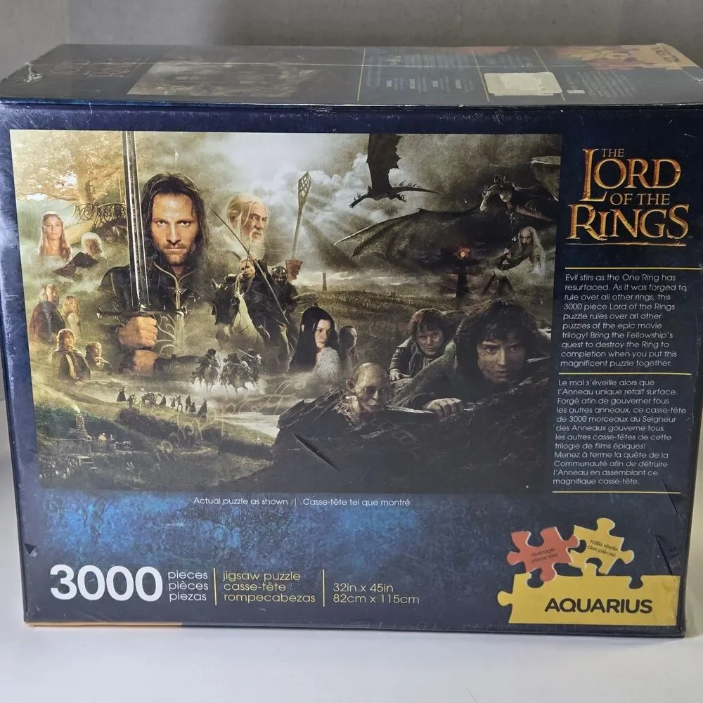 Lord of the Rings NEW * Puzzle 3,000-Piece * Jigsaw Puzzle Sealed